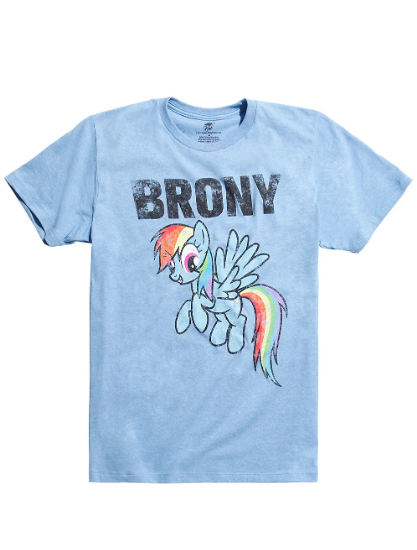 rainbow dash t shirt hot topic